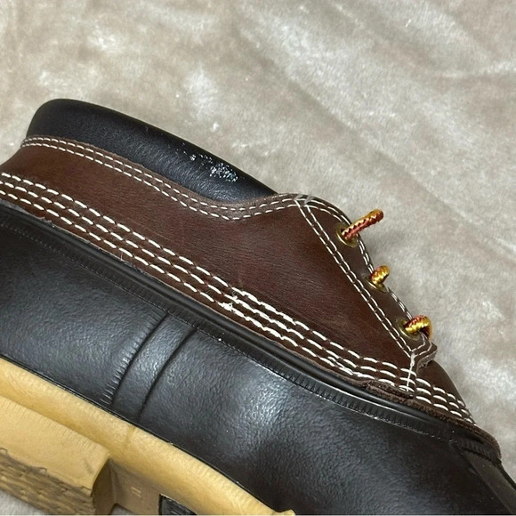 L.L. Bean Waterproof, Mud proof Gum sole Lace Up Bean Boots Shoes Size 10 N - Picture 14 of 14
